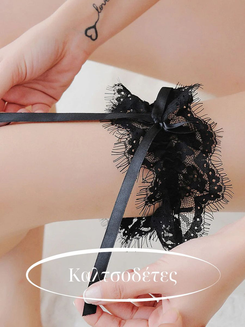 Sexy καλτσοδέτες με δαντέλα, straps & kinky στυλ 🎀 Ιδανικές για αποπλάνηση, BDSM ή vintage glamour – γιατί το πόδι θέλει… attitude!
