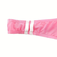 Low Rise Stretchy Bikini σε Ροζ Χρώμα