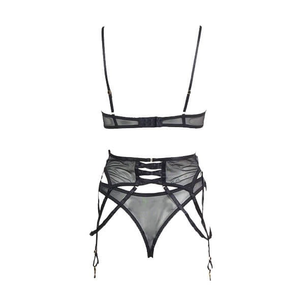 Hot Set 3 Τεμαχίων με Ζαρτιέρες