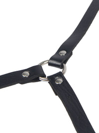 Μαύρο Δερμάτινο Harness System