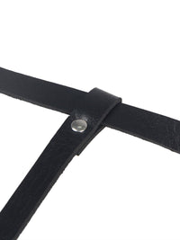 Μαύρο Δερμάτινο Harness System