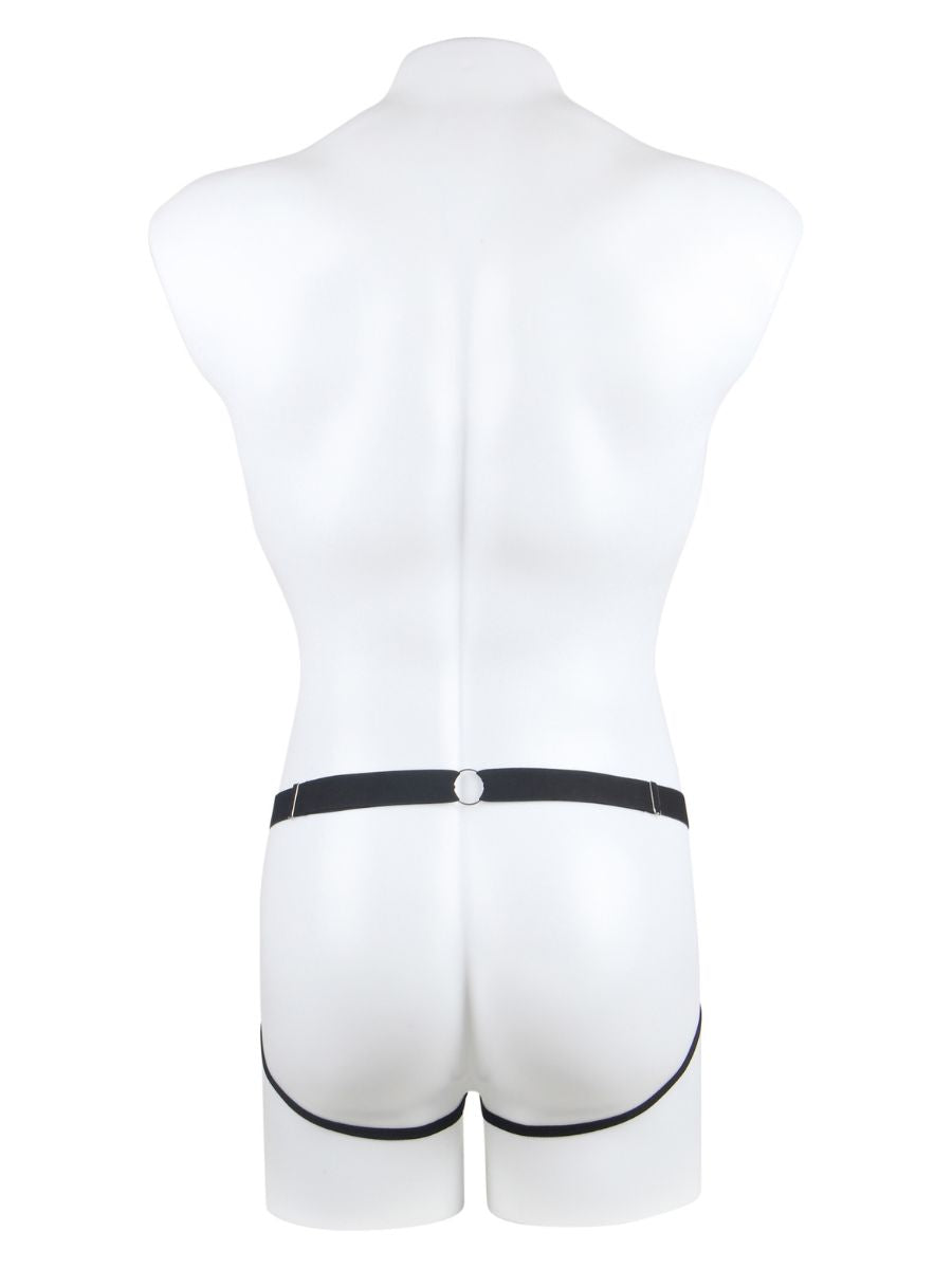 Μαύρο Σέξι Ανδρικό Jockstrap με Άνετη Στήριξη