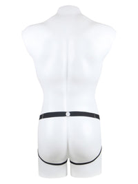 Μαύρο Σέξι Ανδρικό Jockstrap με Άνετη Στήριξη