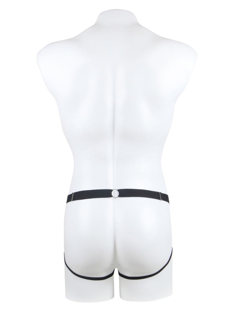 Μαύρο Σέξι Ανδρικό Jockstrap με Άνετη Στήριξη