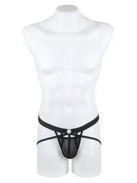 Μαύρο Σέξι Ανδρικό Jockstrap με Άνετη Στήριξη