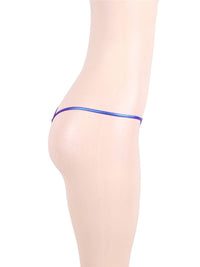 Λαμπερό Μπλε G-String Εσώρουχο – Juicy String