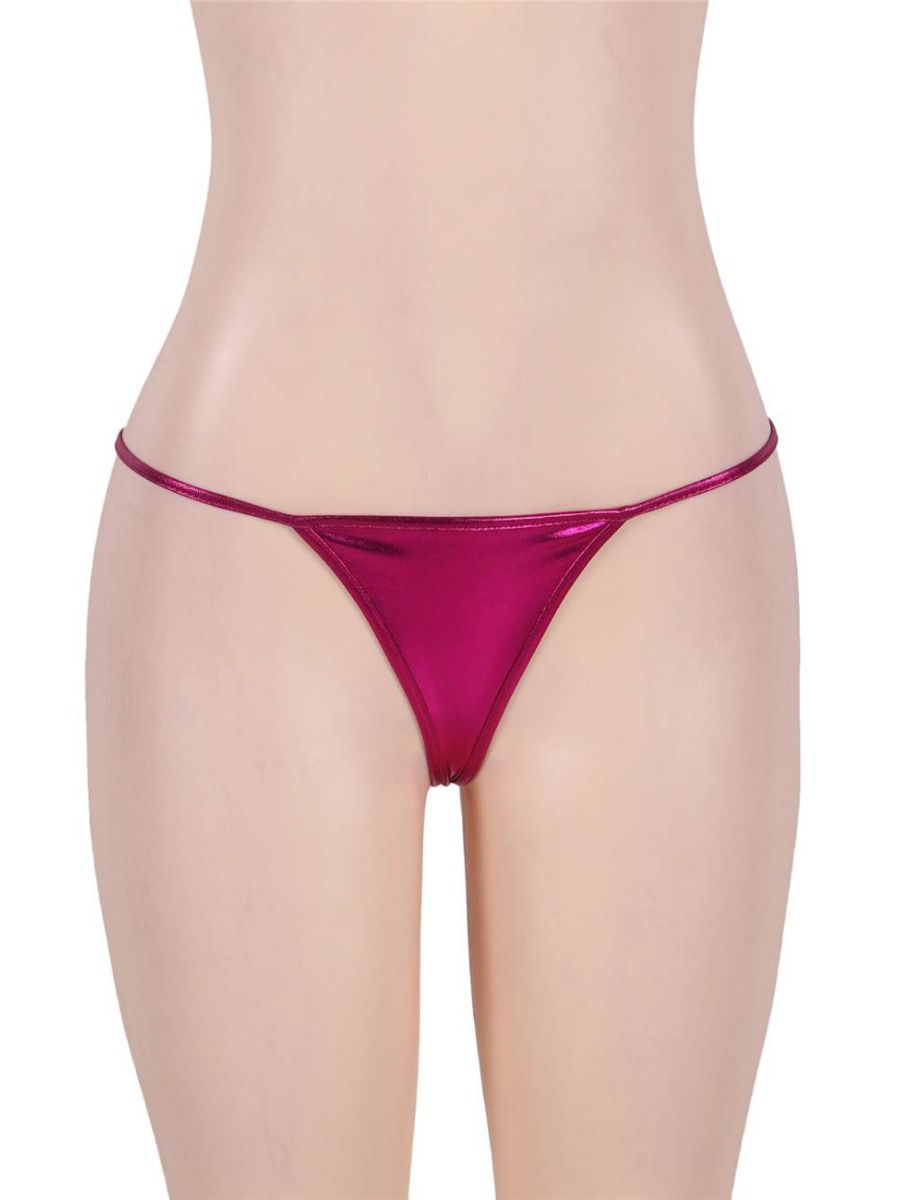 Εξωτικό Μικροσκοπικό Λαμπερό Φούξια G-String