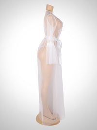 Γυναικεία Ρόμπα με Μακριά Μανίκια Plus Size
