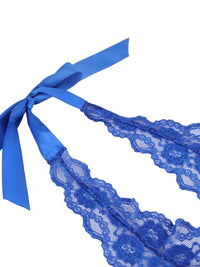 Σέξι Teddy Halter με V Λαιμόκοψη, Βολάν και Ζώνη Plus Size