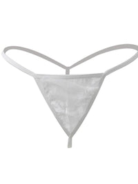 Σέξι Σετ Δαντελένια Ρόμπα με Ασορτί String και Faux Silk Ζώνη