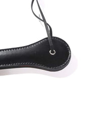 Μαύρo PU Leather Paddle με Σχέδιο Καρδιές