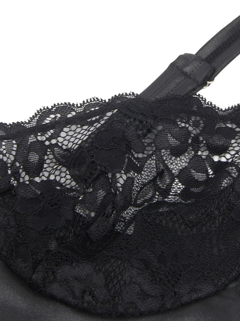 Μαύρο εφαρμοστό faux leather φόρεμα με μπροστινό φερμουάρ – Juicy String