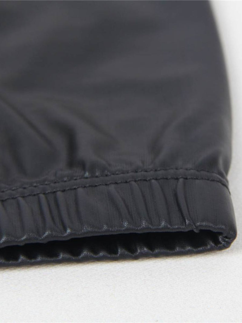 Ανδρικό μαύρο sexy δερμάτινο boxer – glossy wet look – Juicy String
