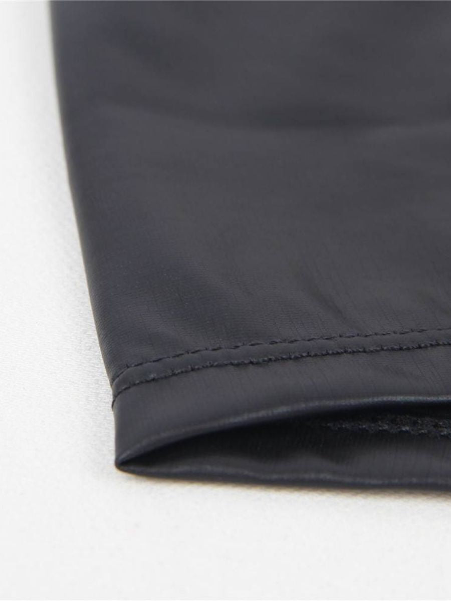 Ανδρικό μαύρο sexy δερμάτινο boxer – glossy wet look – Juicy String