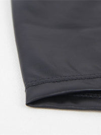 Ανδρικό μαύρο sexy δερμάτινο boxer – glossy wet look – Juicy String