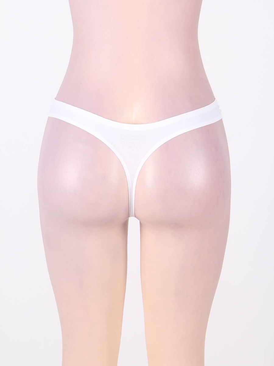 Μαύρο και λευκό seamless brazilian εσώρουχο χωρίς ραφές – Juicy String