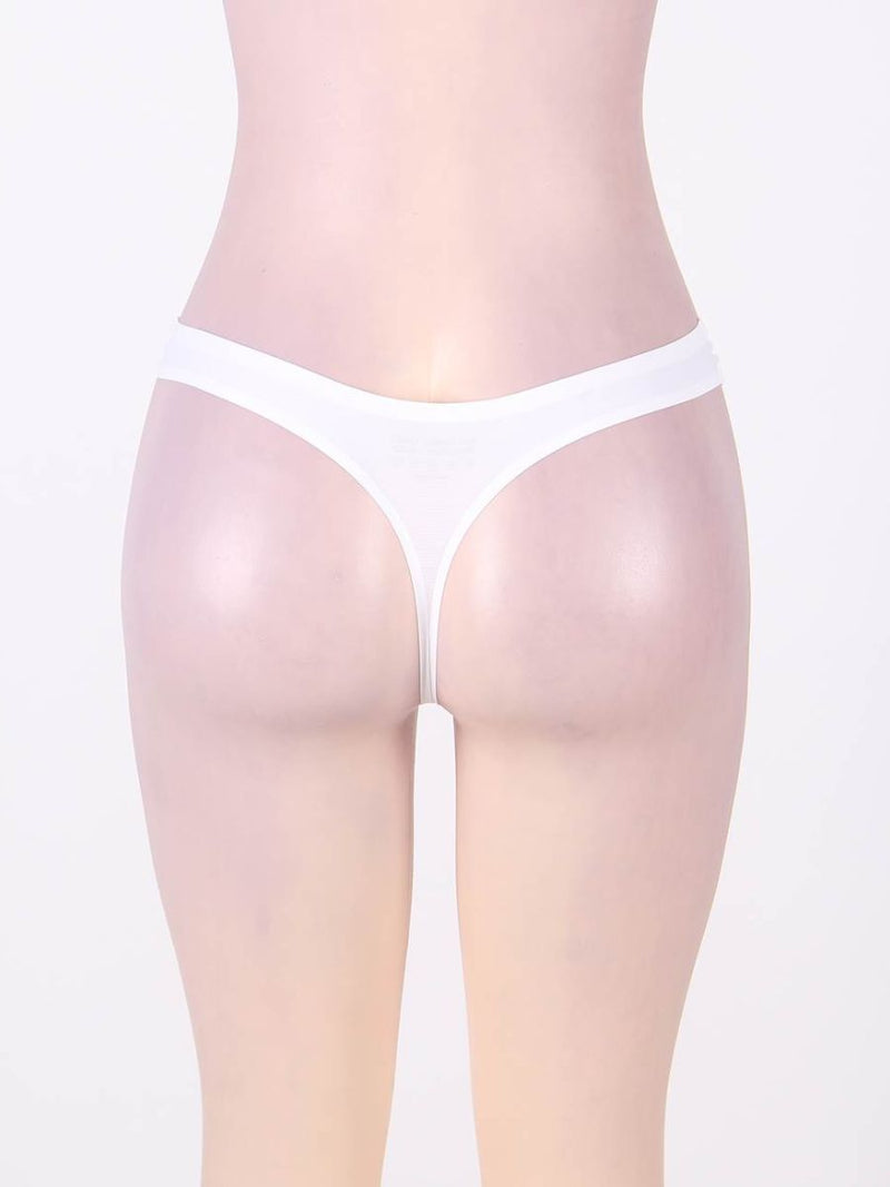 Μαύρο και λευκό seamless brazilian εσώρουχο χωρίς ραφές – Juicy String