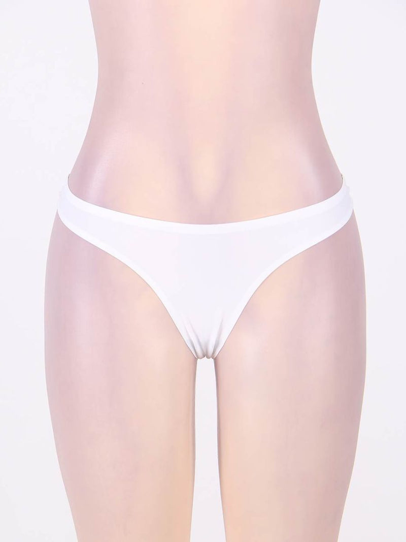 Μαύρο και λευκό seamless brazilian εσώρουχο χωρίς ραφές – Juicy String