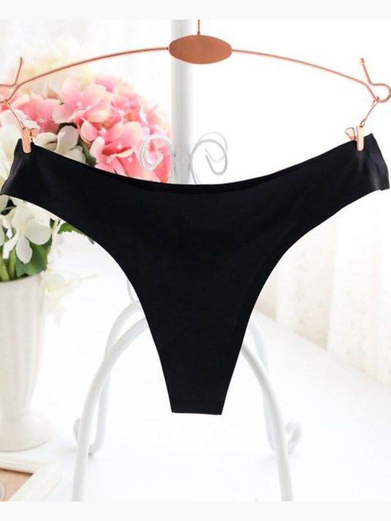 Μαύρο και λευκό seamless brazilian εσώρουχο χωρίς ραφές – Juicy String