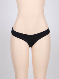 Μαύρο και λευκό seamless brazilian εσώρουχο χωρίς ραφές – Juicy String