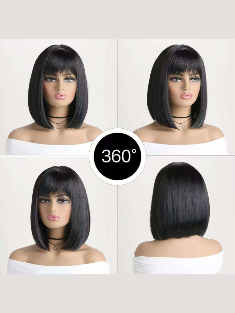 Black Wig με Αφέλειες