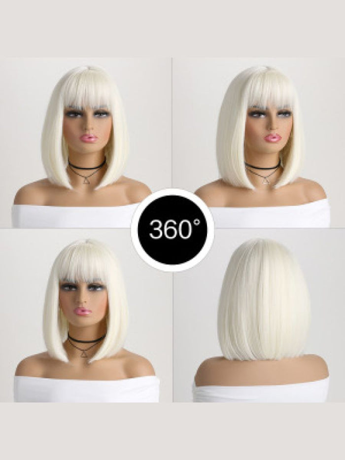 Blonde Wig με Αφέλειες