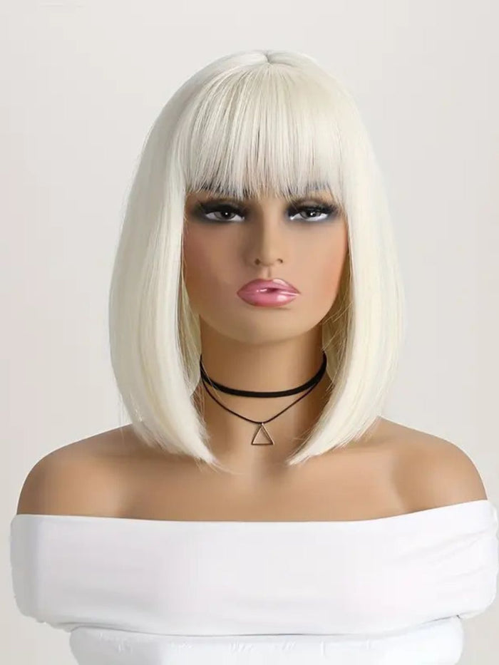 Blonde Wig με Αφέλειες