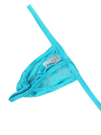 Ανδρικό μπλε δαντελένιο string – Sexy διάφανο εσώρουχο από Juicy String
