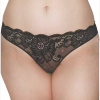 Thong String με Δαντέλα και Brazil Κόψιμο
