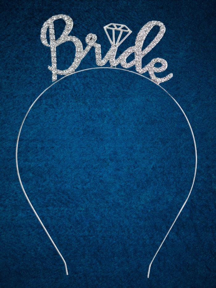 Τιάρα "Bride" με στρασάκια για bachelorette & bridal shower – Juicy String