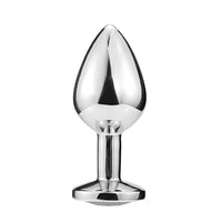 Butt Plug με Λαμπερό Ιριδίζον Κόσμημα