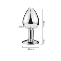 Butt Plug με Λαμπερό Ιριδίζον Κόσμημα