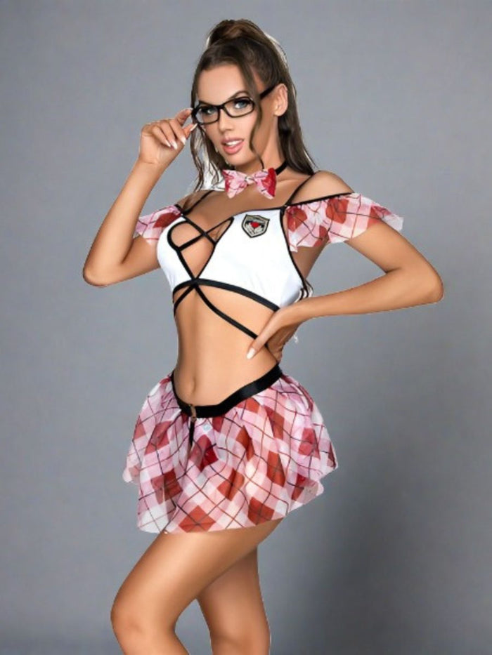 Στολή Μαθήτριας με Παπιγιόν 🎓🎀