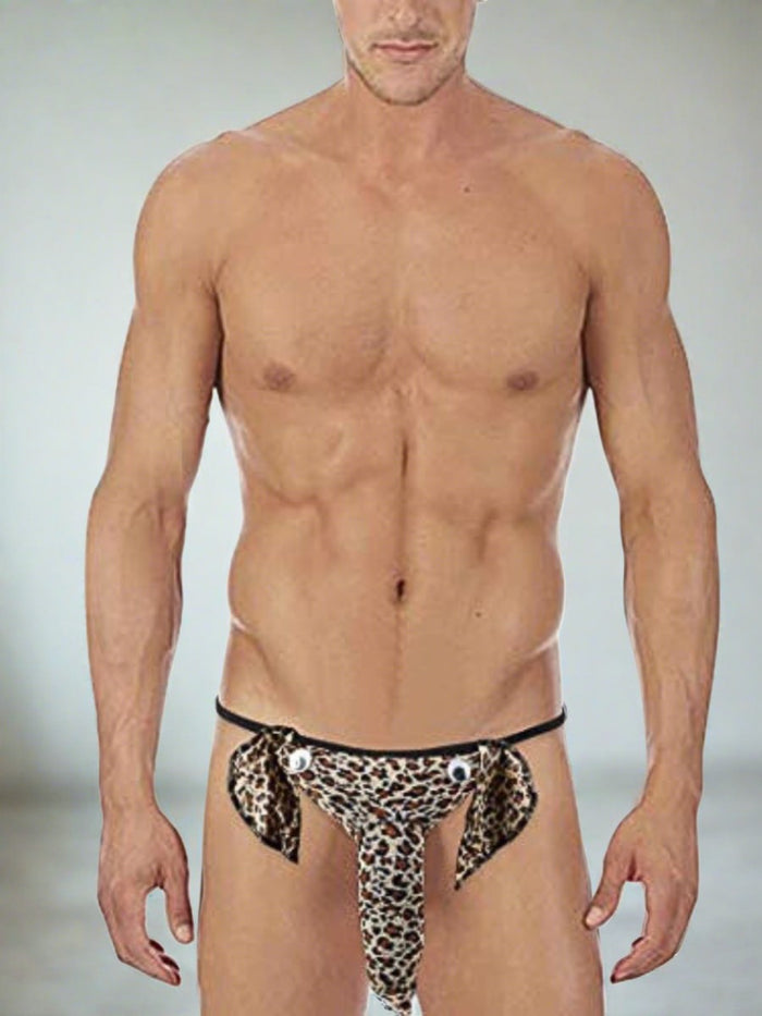 Ανδρικό Elephant Thong Εσώρουχο Animal Print