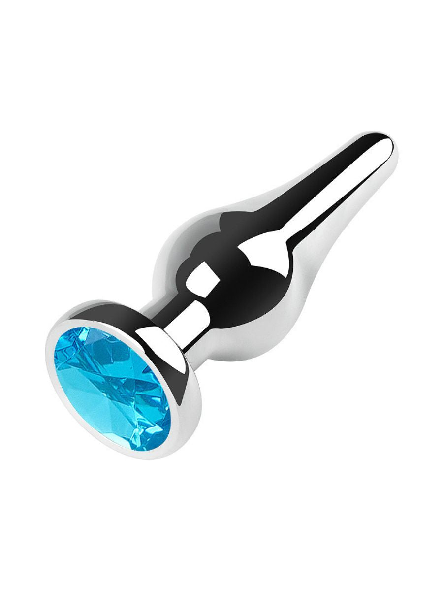 Exclusive μεταλλικό anal plug με διαμαντάκι για ασφαλή και αισθησιακή χρήση – Juicy String