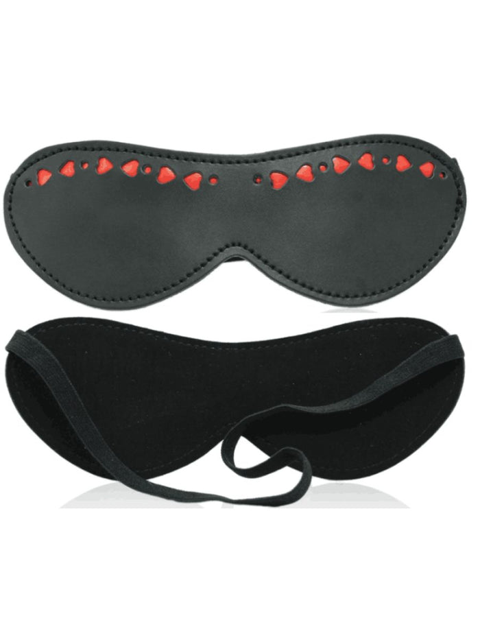 Μάσκα Blindfold με Κόκκινες Καρδιες
