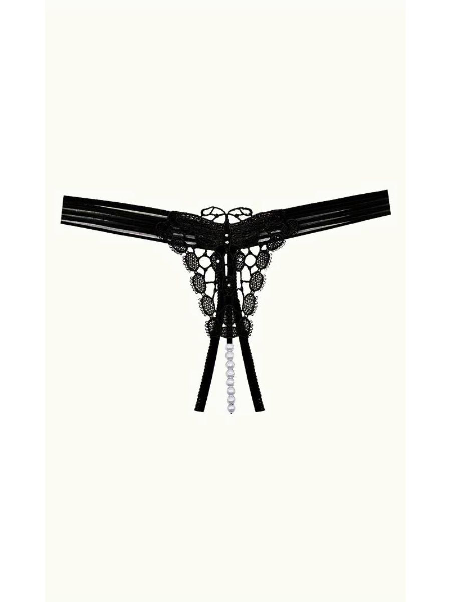 Γυναικείο Sexy G-String με Strass και Πέρλες
