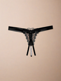 Γυναικείο Sexy G-String με Strass και Πέρλες