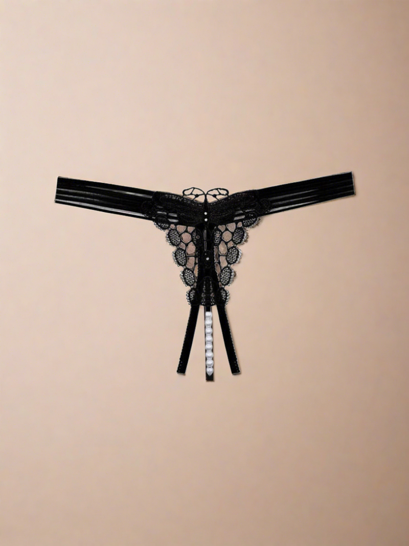 Γυναικείο Sexy G-String με Strass και Πέρλες