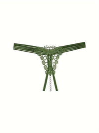 Γυναικείο Sexy G-String με Strass και Πέρλες