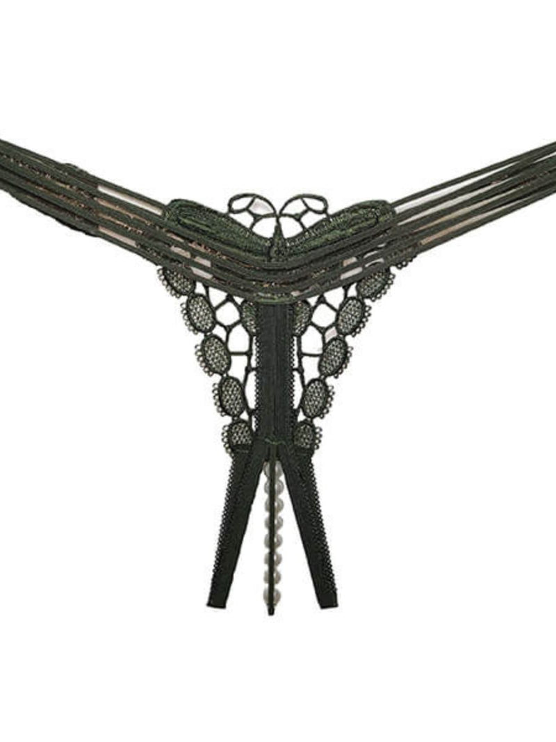 Γυναικείο Sexy G-String με Strass και Πέρλες