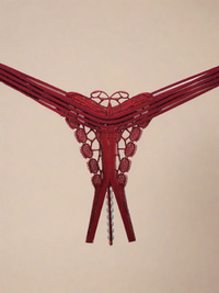 Γυναικείο Sexy G-String με Strass και Πέρλες