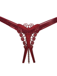 Γυναικείο Sexy G-String με Strass και Πέρλες