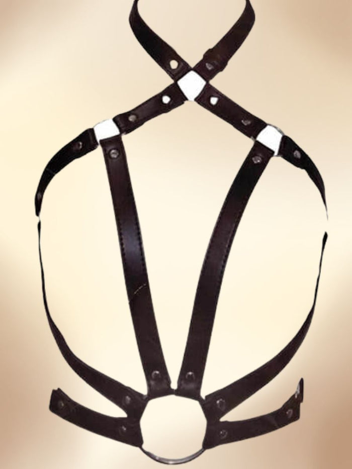 Cupless Harness System Δερμάτινο με Ρυθμιζόμενα Λουριά