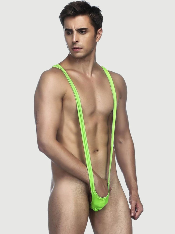 Ανδρικό neon lime sexy bikini εσώρουχο – Juicy String