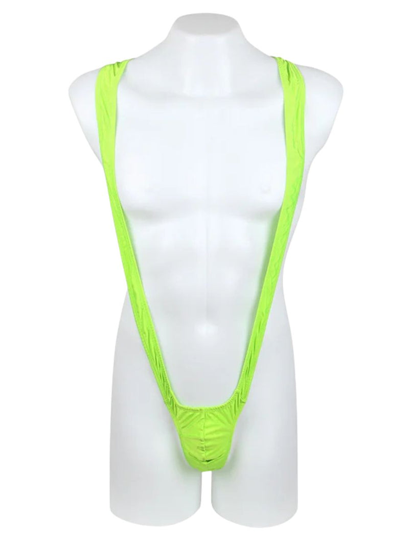 Ανδρικό neon lime sexy bikini εσώρουχο – Juicy String