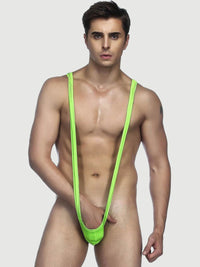 Ανδρικό neon lime sexy bikini εσώρουχο – Juicy String