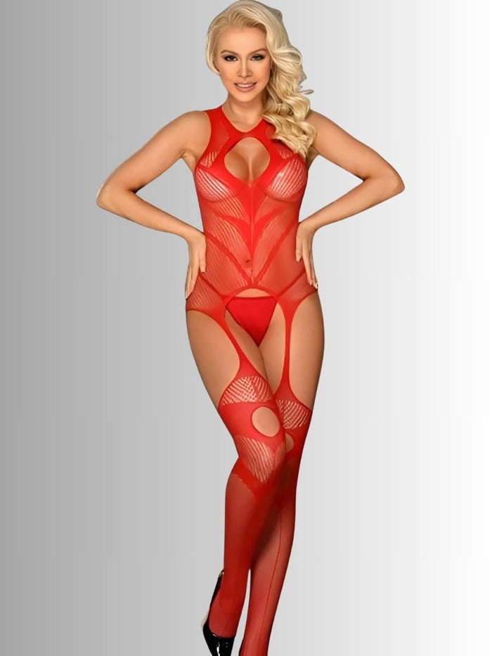 Bodystocking με Ζαρτιέρες για Curvy & Sexy Εμφάνιση – Juicy String