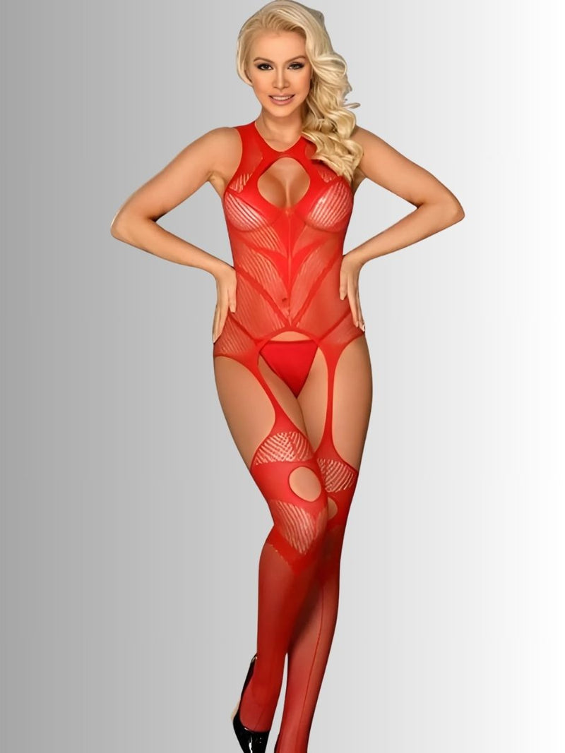 Bodystocking με Ζαρτιέρες για Curvy & Sexy Εμφάνιση – Juicy String