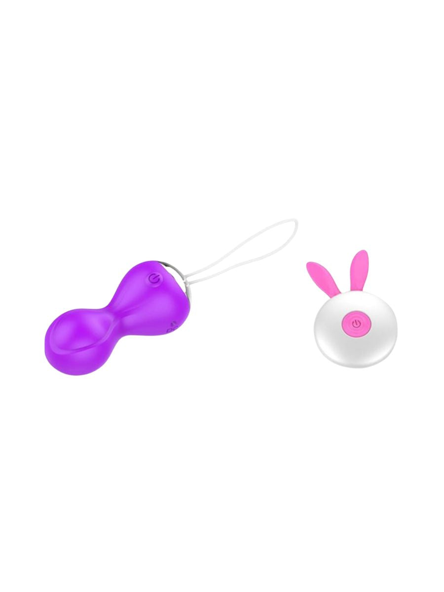 Kegel Balls με δόνηση και ασύρματο τηλεχειριστήριο από σιλικόνη για αδιάκοπη ηδονή - Juicy String